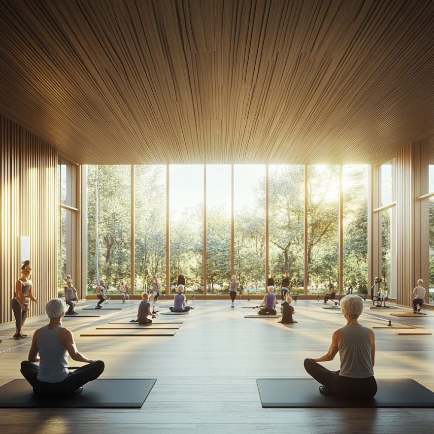 Групові заняття для пенсіонерів